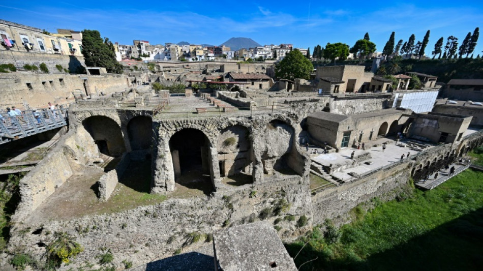 Dois novos esqueletos exumados nas ruínas de Pompeia