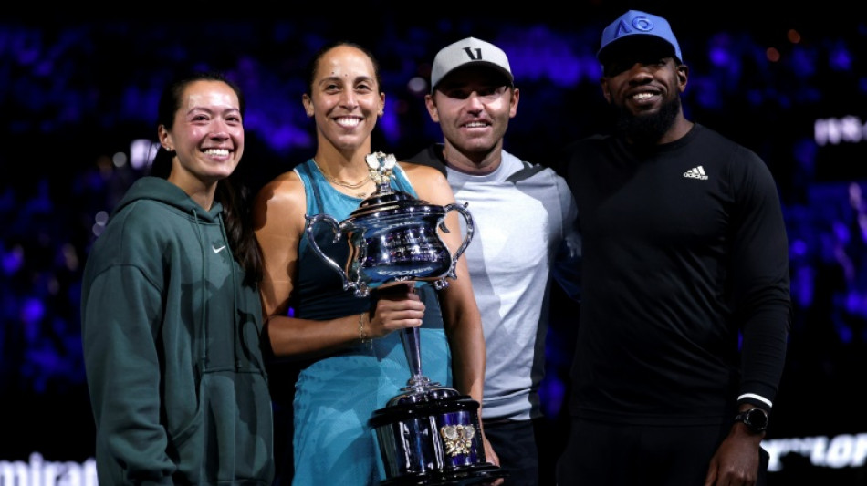 Keys pays tribute to reluctant husband-coach after first Slam title