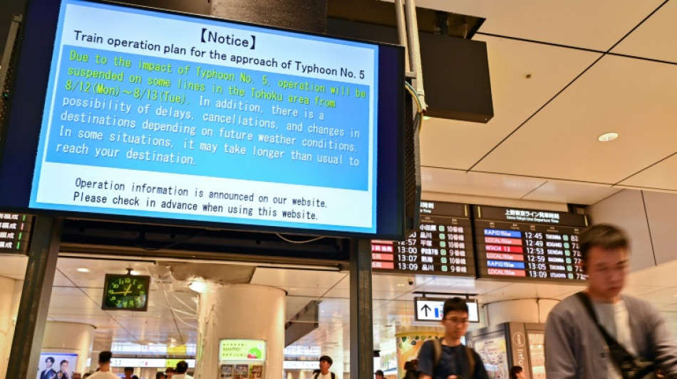 Japan cancels flights and trains as another typhoon approaches