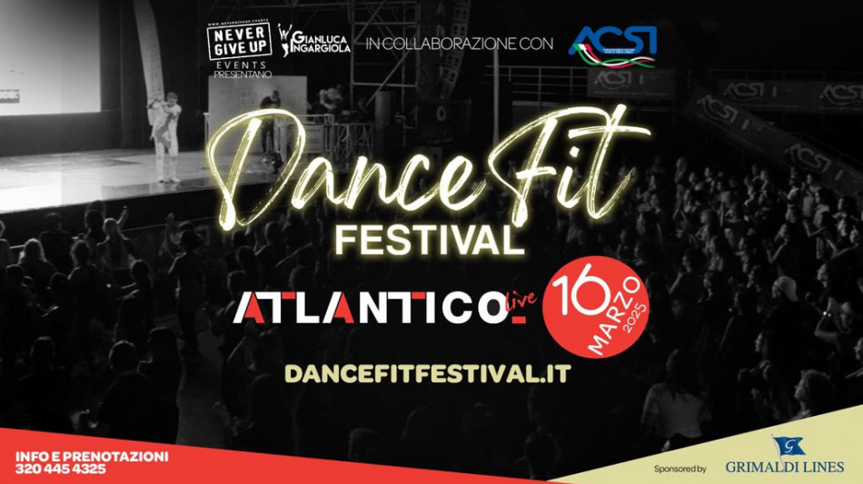 Torna a Roma il Dance Fit Festival, il 16 marzo all'Eur