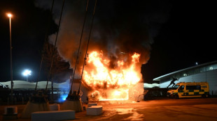 Fire erupts outside Man City stadium before Champions League clash