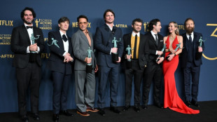 'Oppenheimer' wins top SAG prize as actors hail strike success