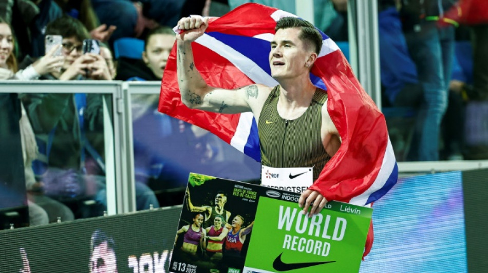 Ingebrigtsen breaks indoor mile world record in France