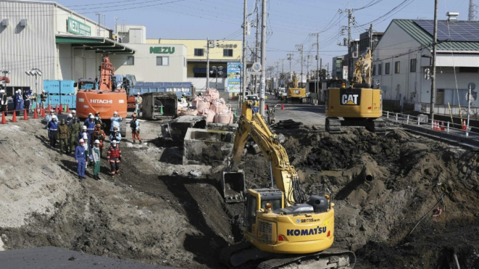 Residents near Japan sinkhole urged to evacuate