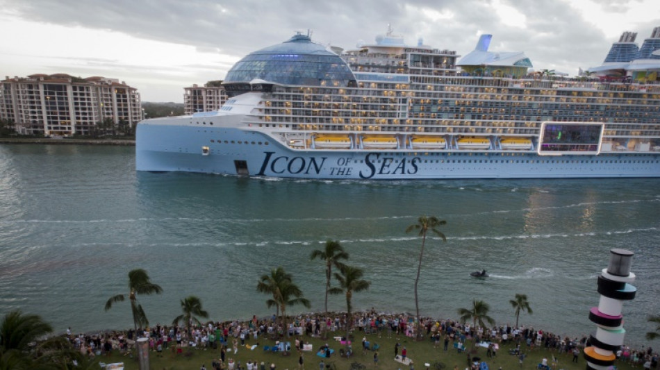 Royal Caribbean's 'Icon,' world's largest cruise ship, sets sail